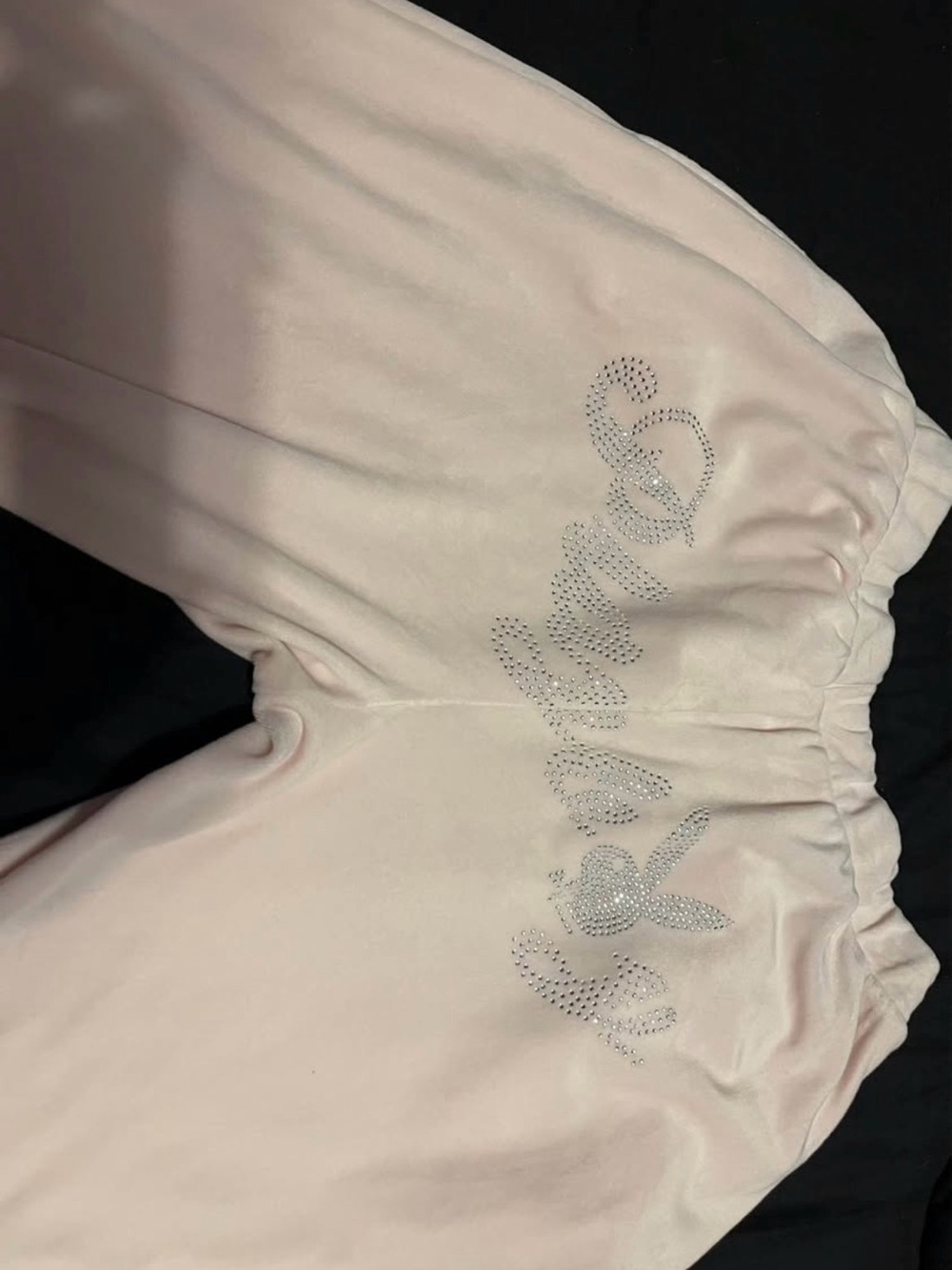 Playboy Baby Pink Velour Lounge Pants